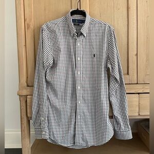 Ralph Lauren Slim Fit Checkered Button Down Shirt